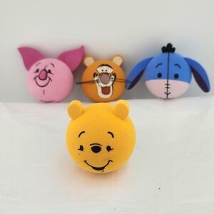 Disney Set of 4 Antenna Toppers - WINNIE THE POOH - TIGGER - PIGLET - EEYORE NEW